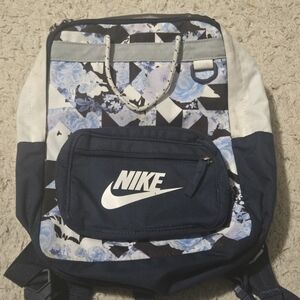 Nike Geometric Blue and White Men's Backpack